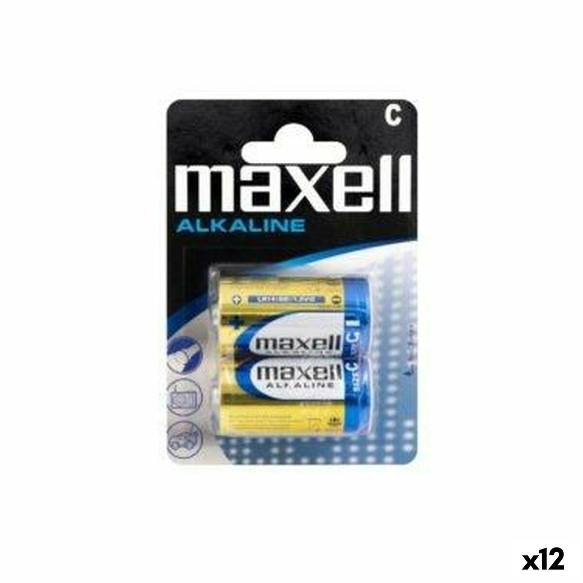 Maxell LR14 C alkalinebatterier - 12 enheder