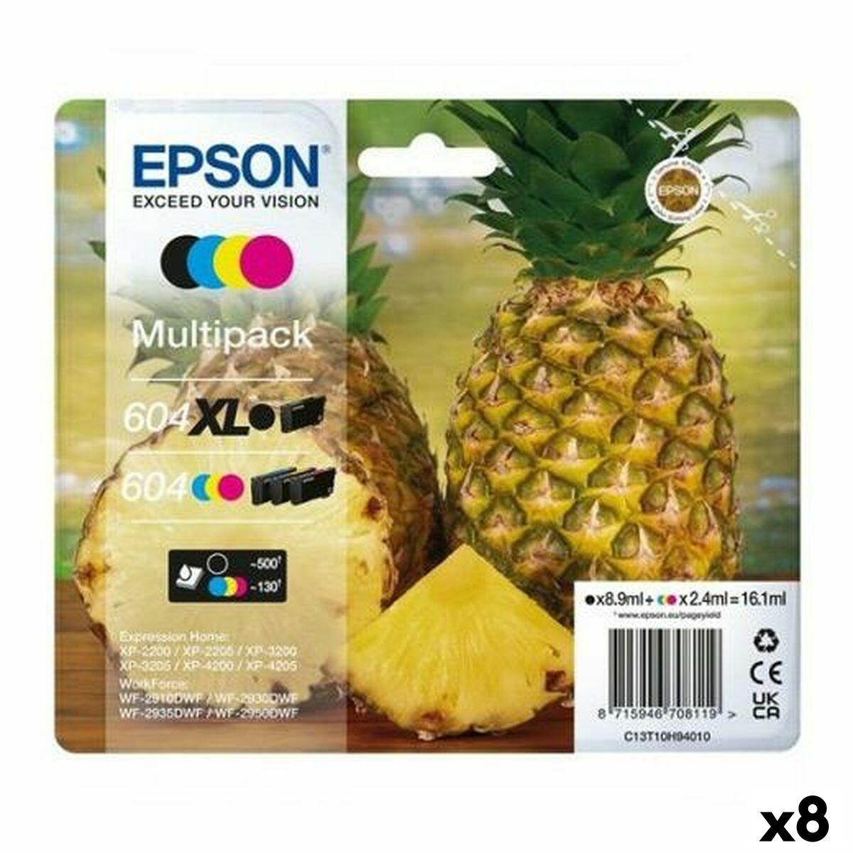 Epson XP-2200 blækpatron multipack - Sort/Cyan/Magenta/Yellow (8 stk) billede