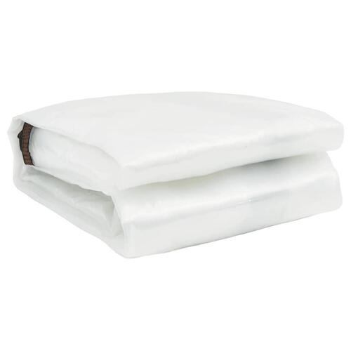 Klar presenning med øjer 12x12 m polyethylen