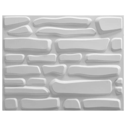 Vægpanel 12 stk. 3D 0,8 x 0,625 m 6 m²