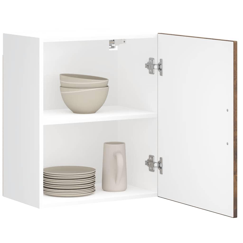 Køkkenvægskab Porto konstrueret træ røget egetræsfarve