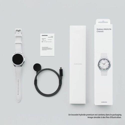 Smartwatch Samsung Galaxy Watch6 Classic R965 Multifarvet Sølvfarvet