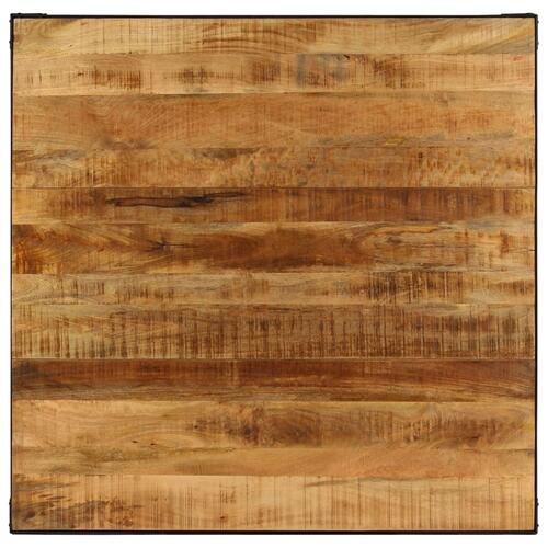 Spisebord 140 x 140 x 76 cm massivt mangotræ