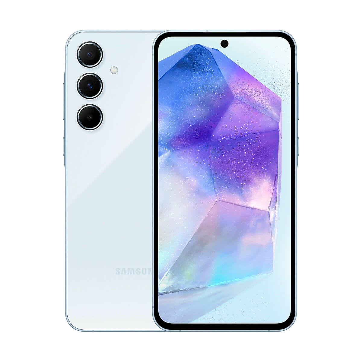 Smartphone Samsung Galaxy A55 5G 6,6" 8 GB RAM 128 GB Blå Sort