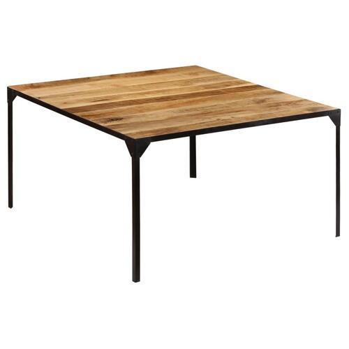 Spisebord 140 x 140 x 76 cm massivt mangotræ