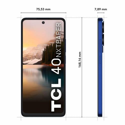 Smartphone TCL T612B-2ALCA112 8 GB RAM 256 GB Blå Midnight Blue 6,78" Mediatek Helio G88