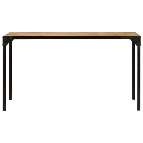 Spisebord 140 x 80 x 76 cm massivt mangotræ