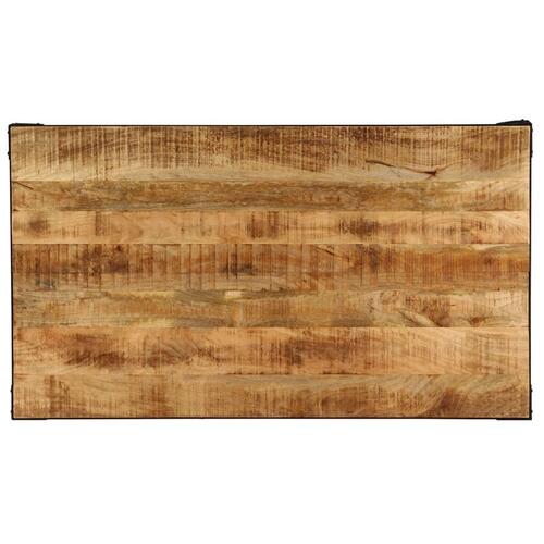 Spisebord 140 x 80 x 76 cm massivt mangotræ