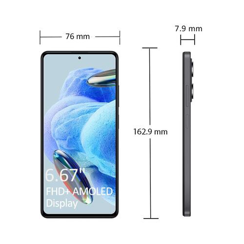 Smartphone Xiaomi Redmi Note 12 Pro 5G Sort 6,67" 8 GB RAM 256 GB
