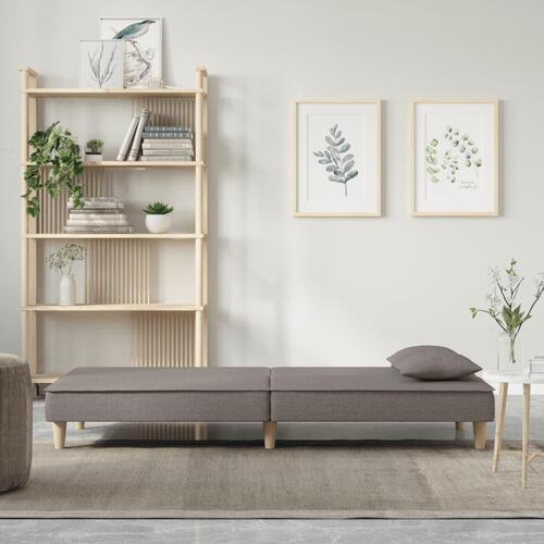 Sovesofa stof gråbrun