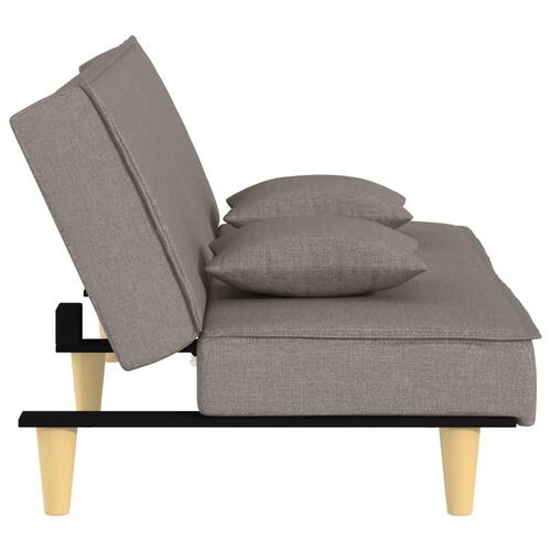 Sovesofa stof gråbrun