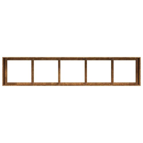 Plantekasse rustfarvet 200x40x40 cm forvitringsstål