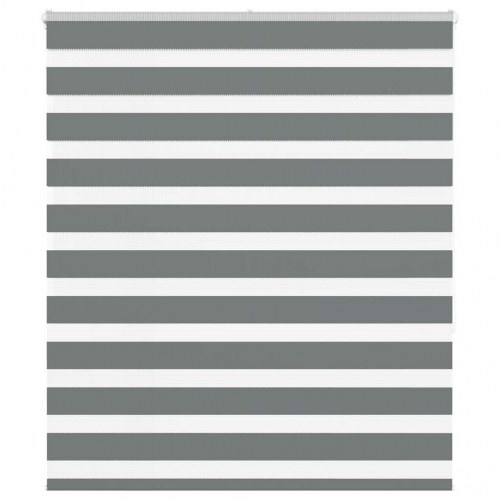 Zebragardin mørkegrå 135 x 150 cm