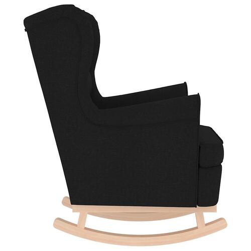 Gyngestol 74x90x102 cm stof sort