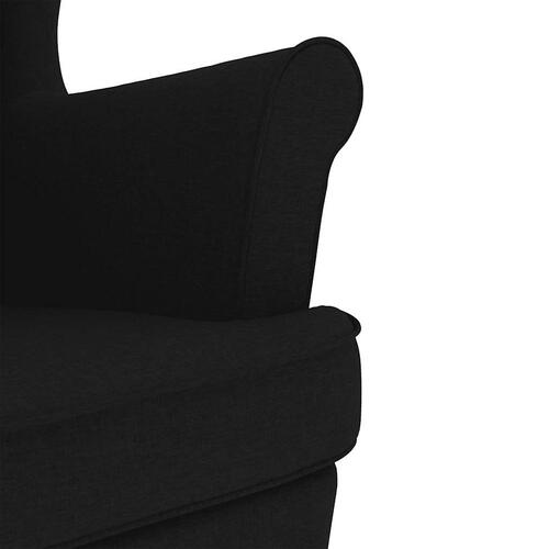 Gyngestol 74x90x102 cm stof sort