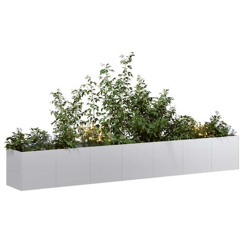 Plantekasse 280x40x40 cm galvaniseret stål