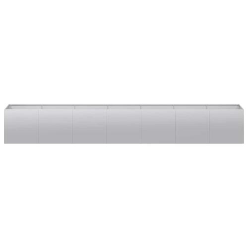 Plantekasse 280x40x40 cm galvaniseret stål