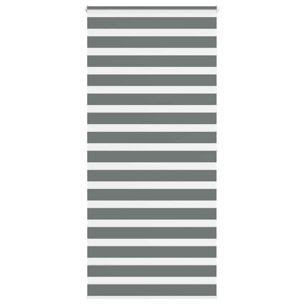 Zebragardin mørkegrå 105x200 cm stofbredde 100,9 cm polyester