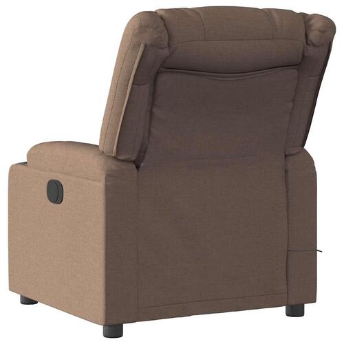 Massagestol stof brun