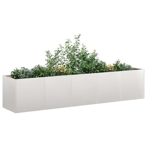 Plantekasse 200x40x40 cm rustfrit stål