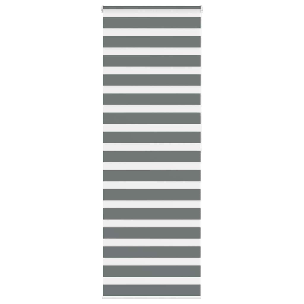 Zebragardin mørkegrå 90x200 cm stofbredde 85,9 cm polyester