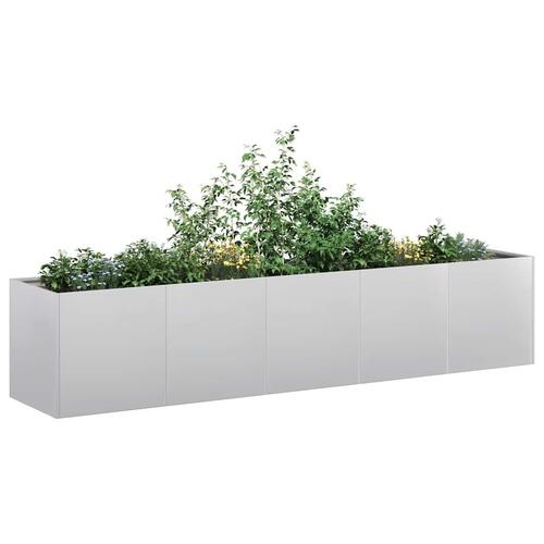 Plantekasse 200x40x40 cm galvaniseret stål