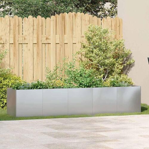 Plantekasse 200x40x40 cm galvaniseret stål