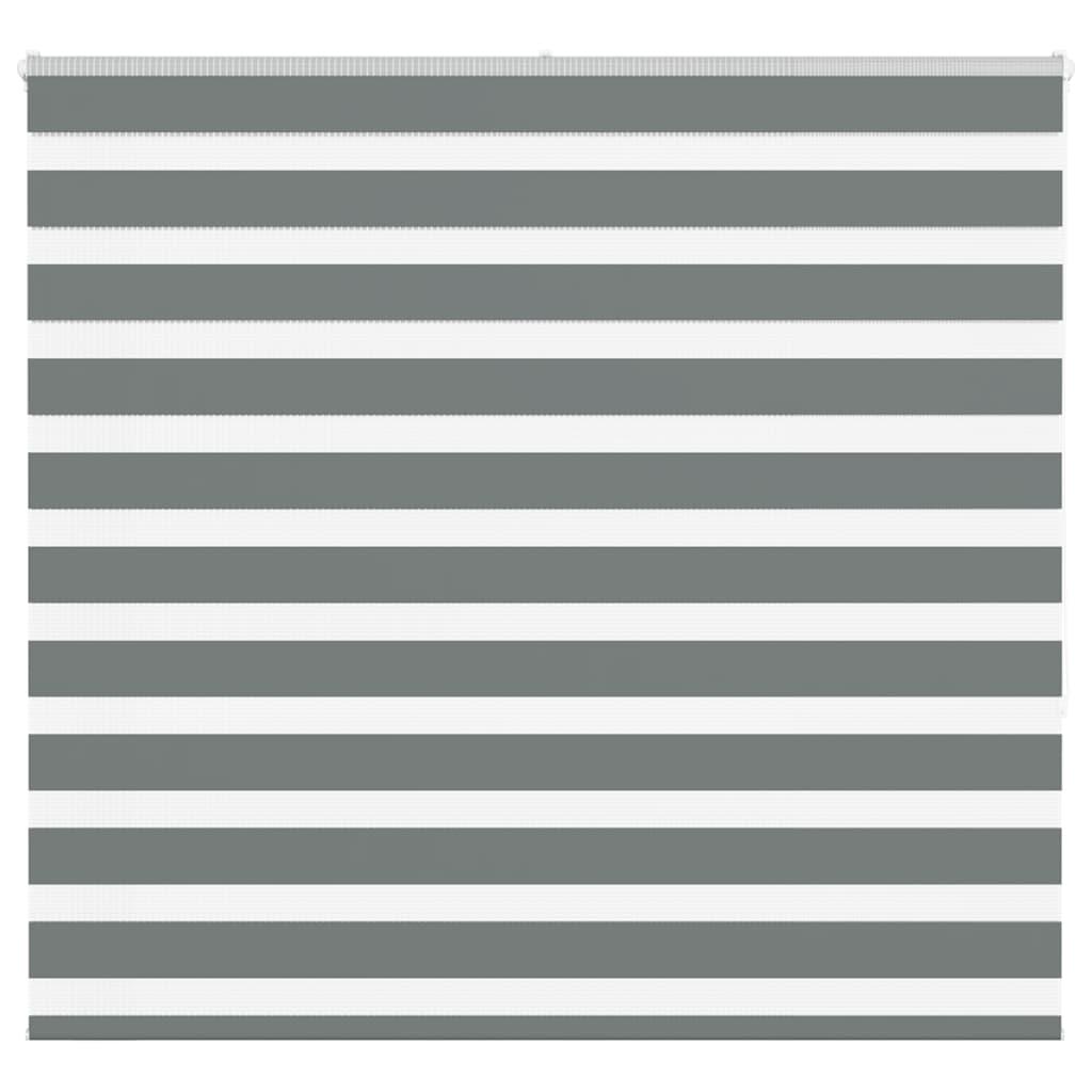 Zebragardin mørkegrå 155x150 cm stofbredde 150,9 cm polyester