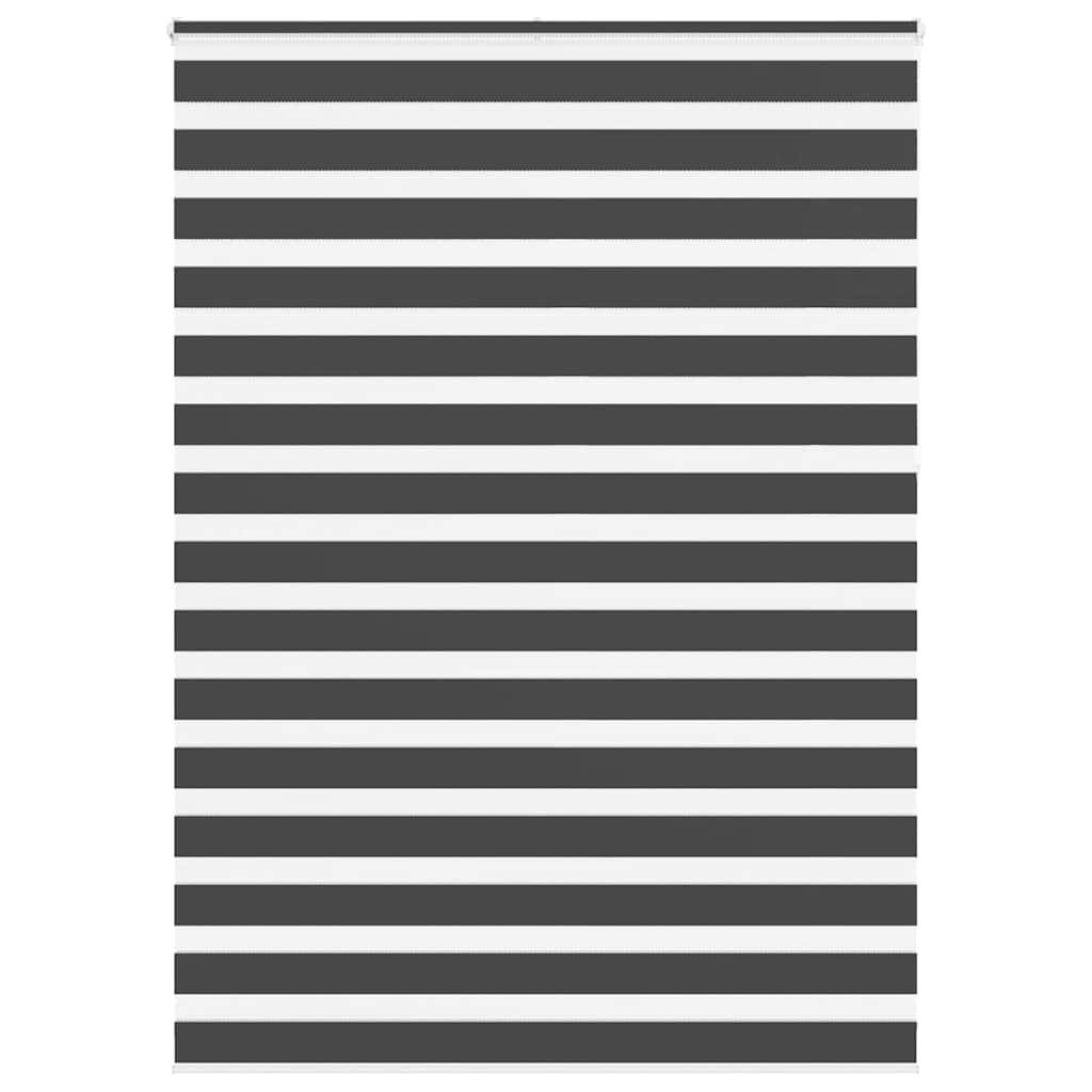 Zebragardin sort 155x230 cm stofbredde 150,9 cm polyester