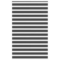 Zebragardin sort 140x230 cm stofbredde 135,9 cm polyester