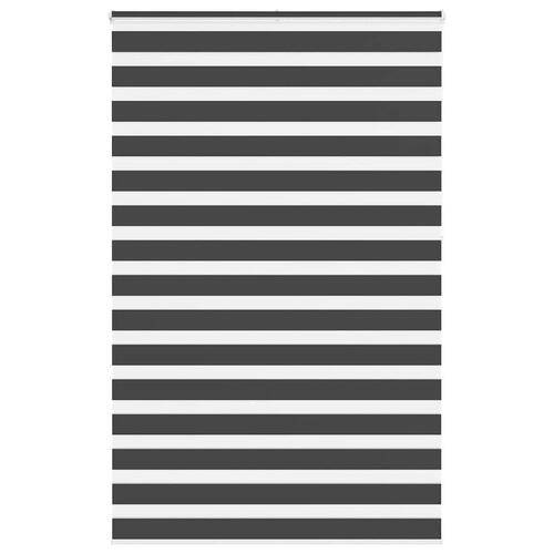 Zebragardin sort 140x230 cm stofbredde 135,9 cm polyester