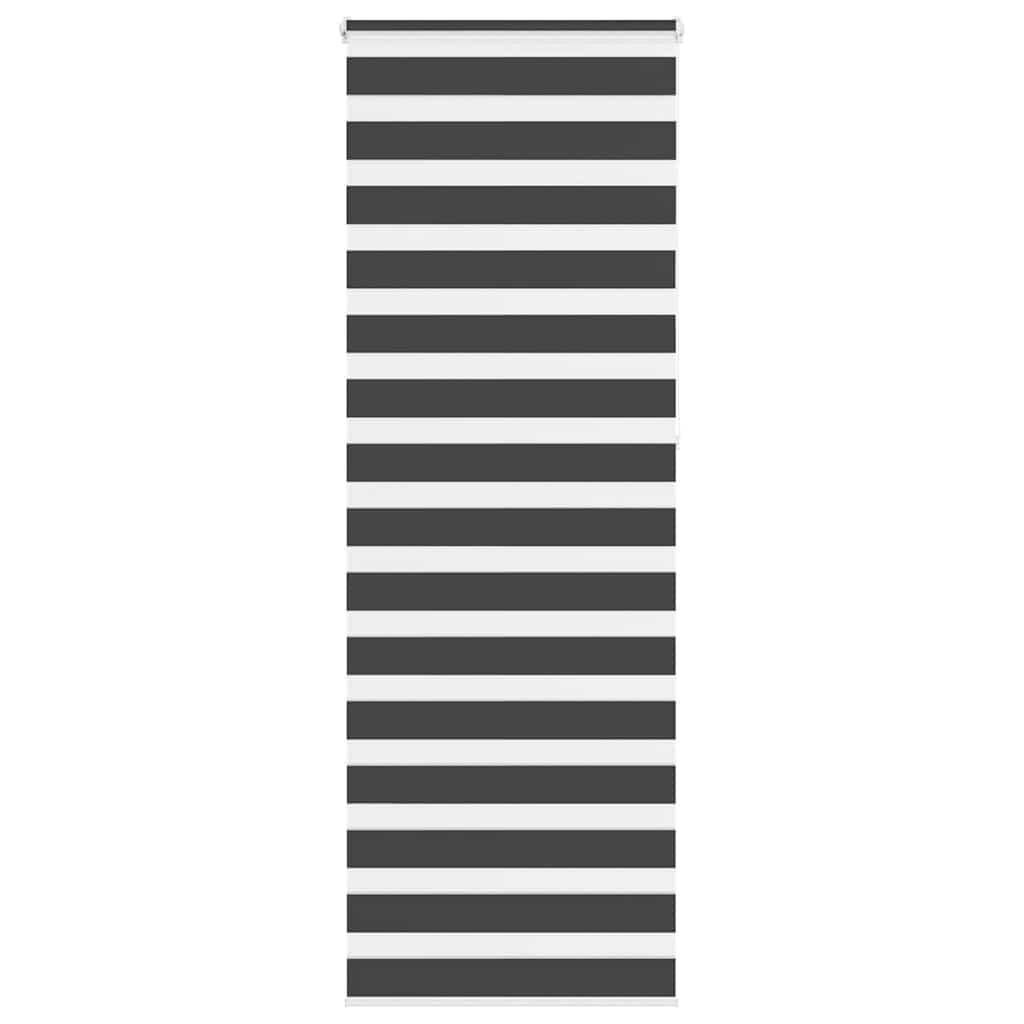 Zebragardin sort 70x230 cm stofbredde 65,9 cm polyester