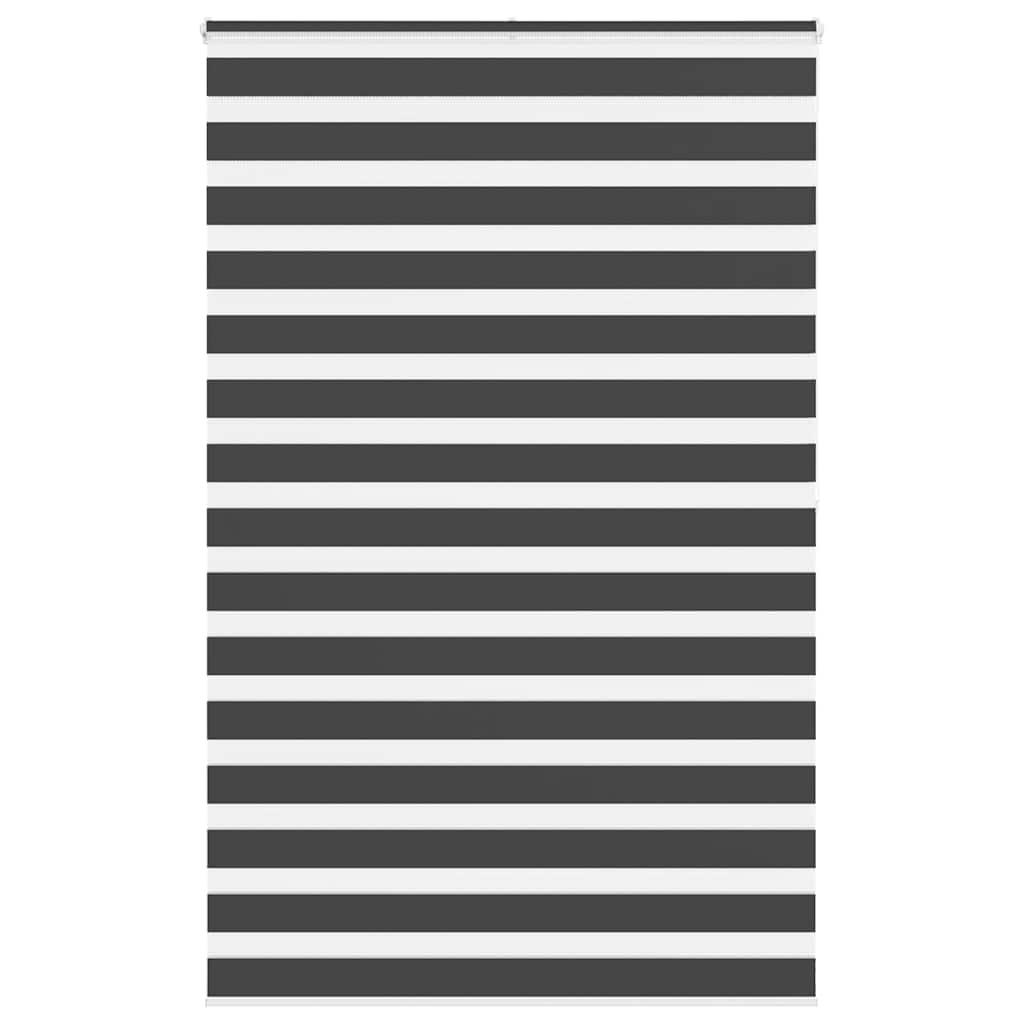 Zebragardin sort 150x200 cm stofbredde 145,9 cm polyester