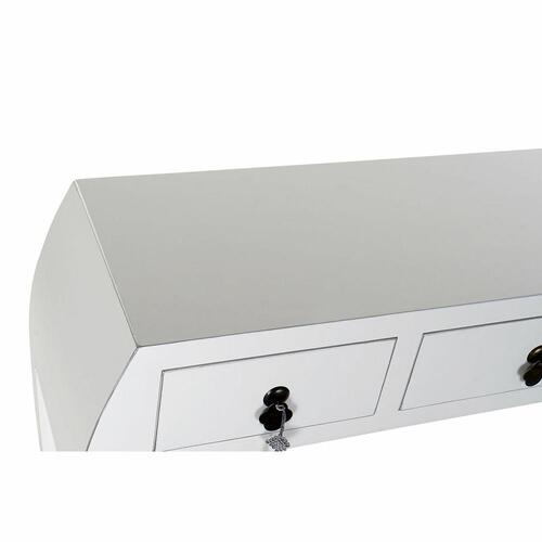 Konsol DKD Home Decor Hvid Sølv Gran Træ MDF (96 x 26 x 80 cm)