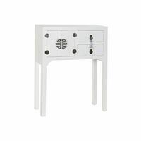 Konsol DKD Home Decor Hvid Sølv Gran Træ MDF (63 x 26 x 83 cm)