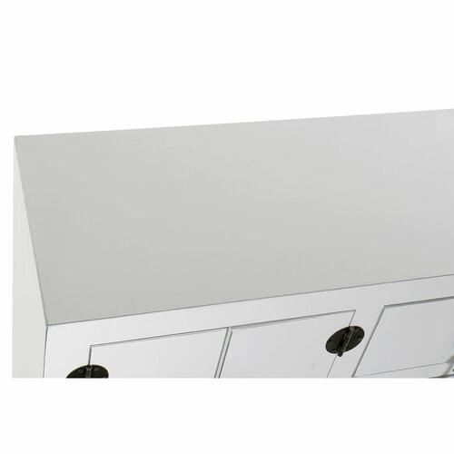 Konsol DKD Home Decor Hvid Sølv Gran Træ MDF (63 x 26 x 83 cm)