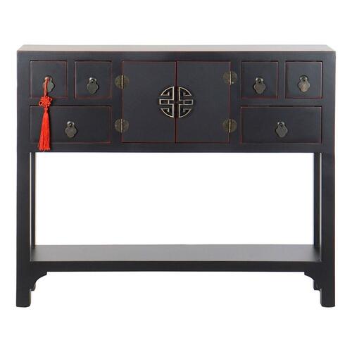 Konsol DKD Home Decor Gran Sort 95 x 24 x 79 cm Træ MDF