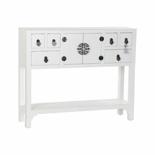 Konsol DKD Home Decor Hvid Sølv Gran Træ MDF (95 x 24 x 79 cm)