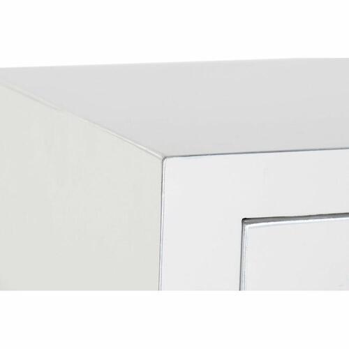 Konsol DKD Home Decor Hvid Sølv Gran Træ MDF (95 x 24 x 79 cm)