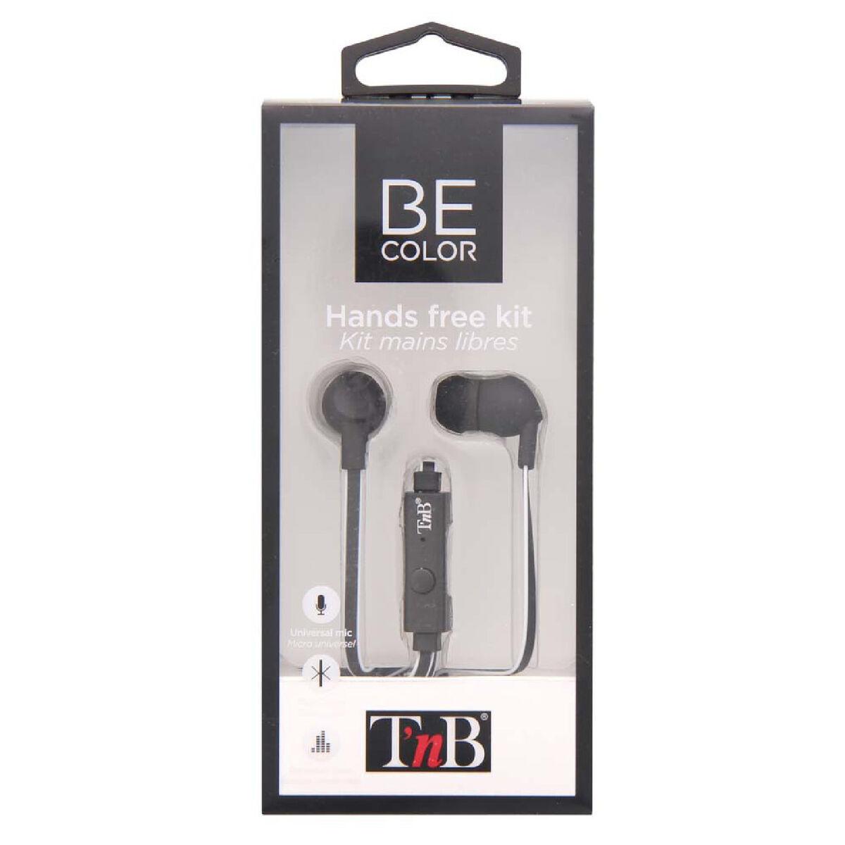 T'NB BE COLOR in-ear høretelefoner med mikrofon - sort
