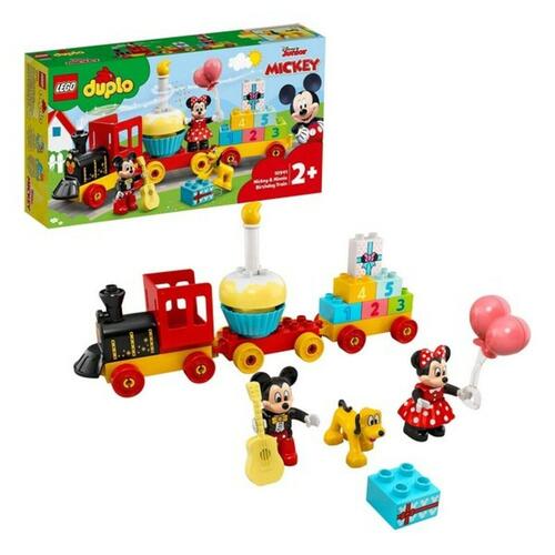 Playset Duplo Mickey and Minnie Birthday Train Lego 10941 Multifarvet