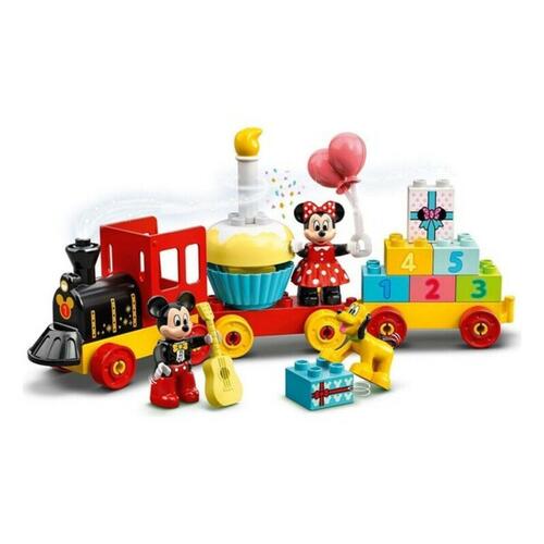 Playset Duplo Mickey and Minnie Birthday Train Lego 10941 Multifarvet