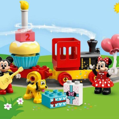 Playset Duplo Mickey and Minnie Birthday Train Lego 10941 Multifarvet