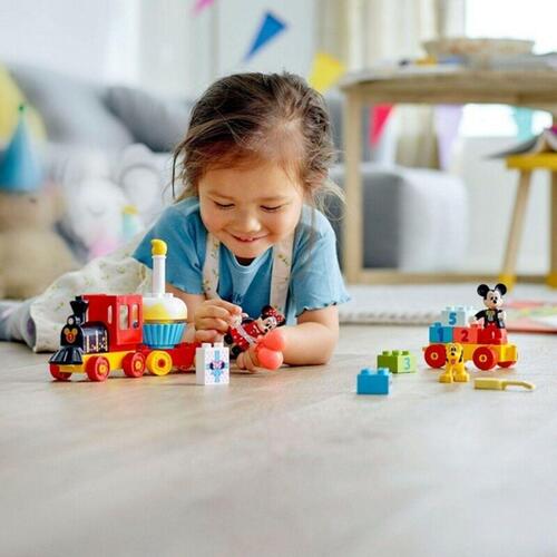 Playset Duplo Mickey and Minnie Birthday Train Lego 10941 Multifarvet