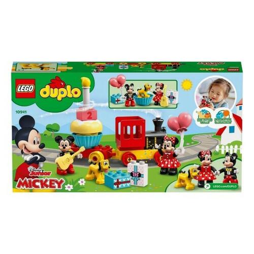 Playset Duplo Mickey and Minnie Birthday Train Lego 10941 Multifarvet