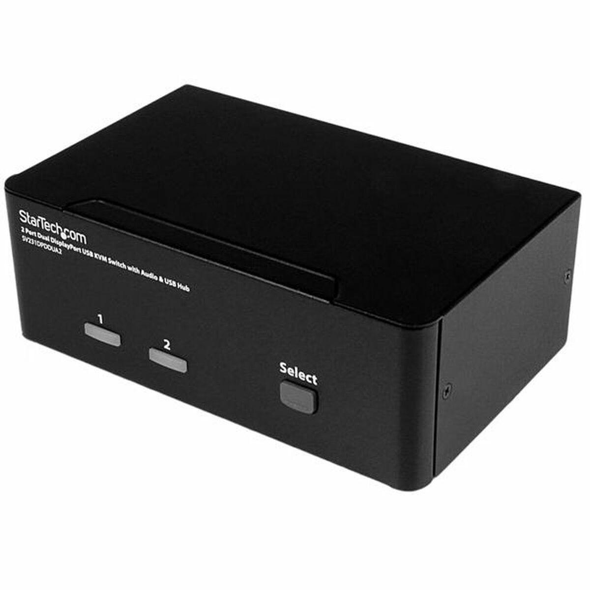 Startech 2-port KVM-switch DisplayPort med USB & lyd - SV231DPDDUA2