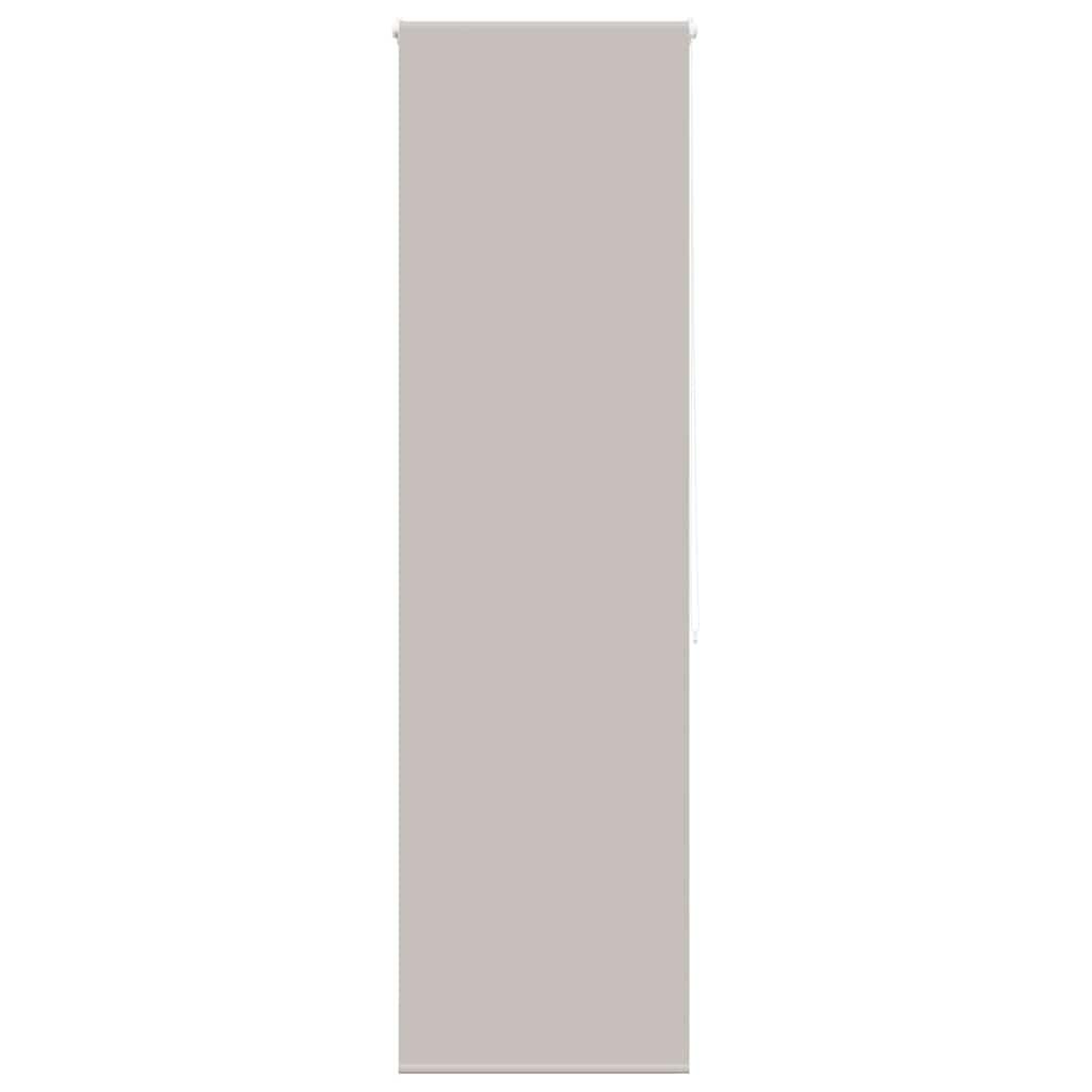 Bruserullegardin Stofbredde 56 Cm Lysegrå - uden kassette / 80 x 240 cm