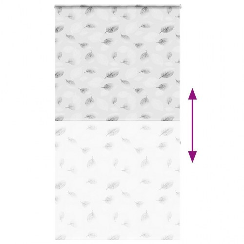 Bruserullegardin med kassette 140x240 cm Stofbredde 136 cm