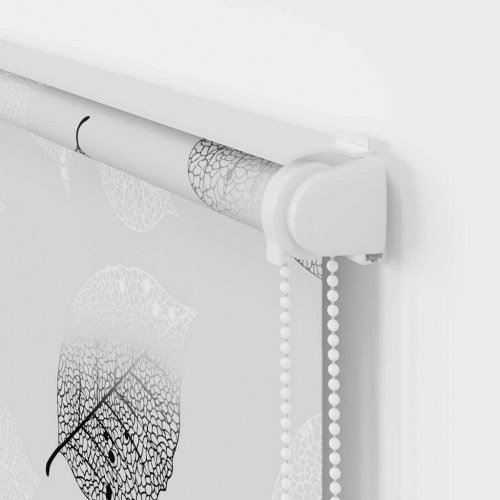 Bruserullegardin med kassette 140x240 cm Stofbredde 136 cm