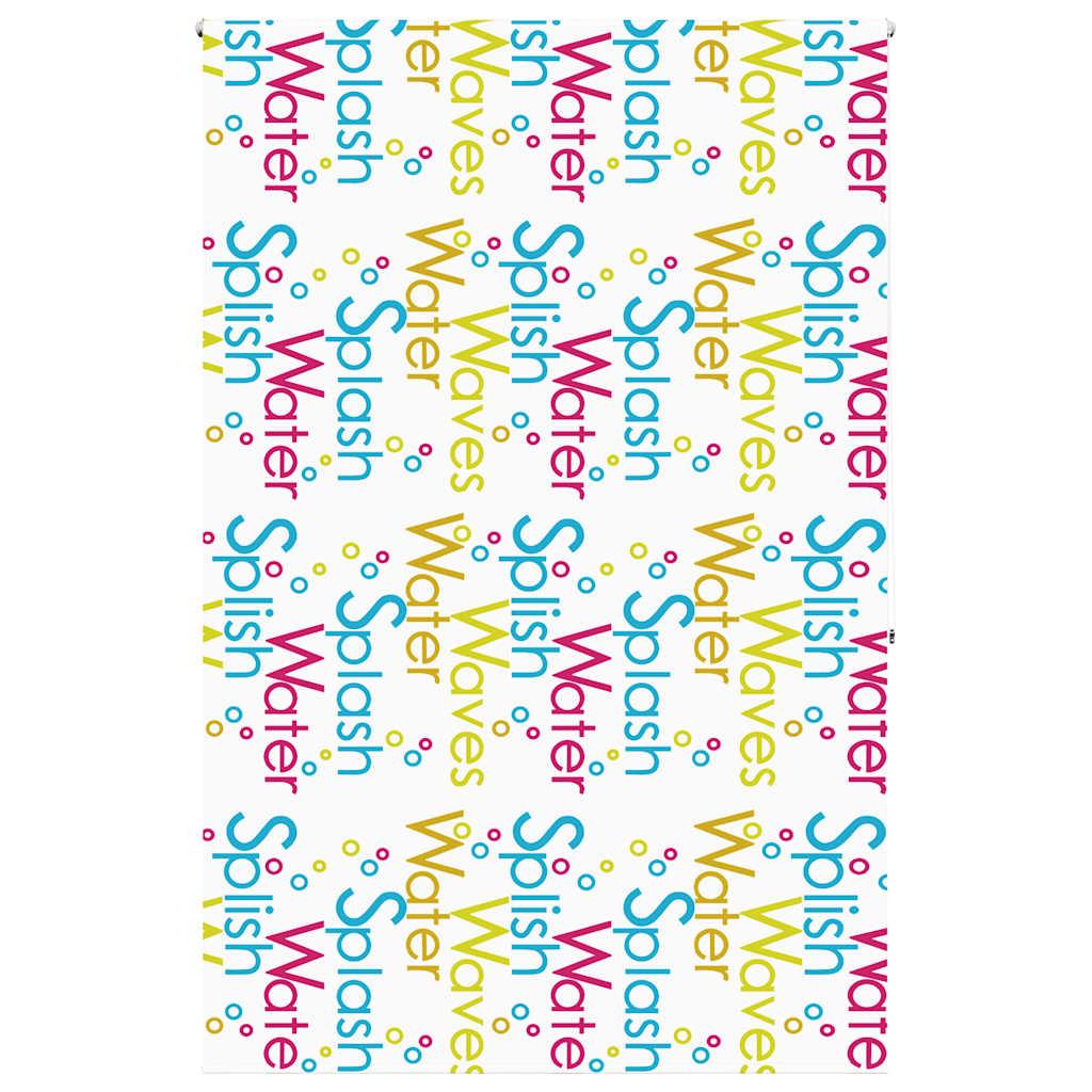 Bruserullegardin Stofbredde 116 Cm Splash - uden kassette / 160 x 240 cm